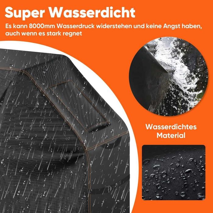 Husa impermeabila gratare  145x61x115cm