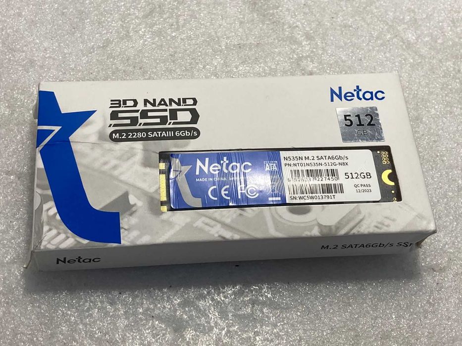 Netac SSD 512Gb,