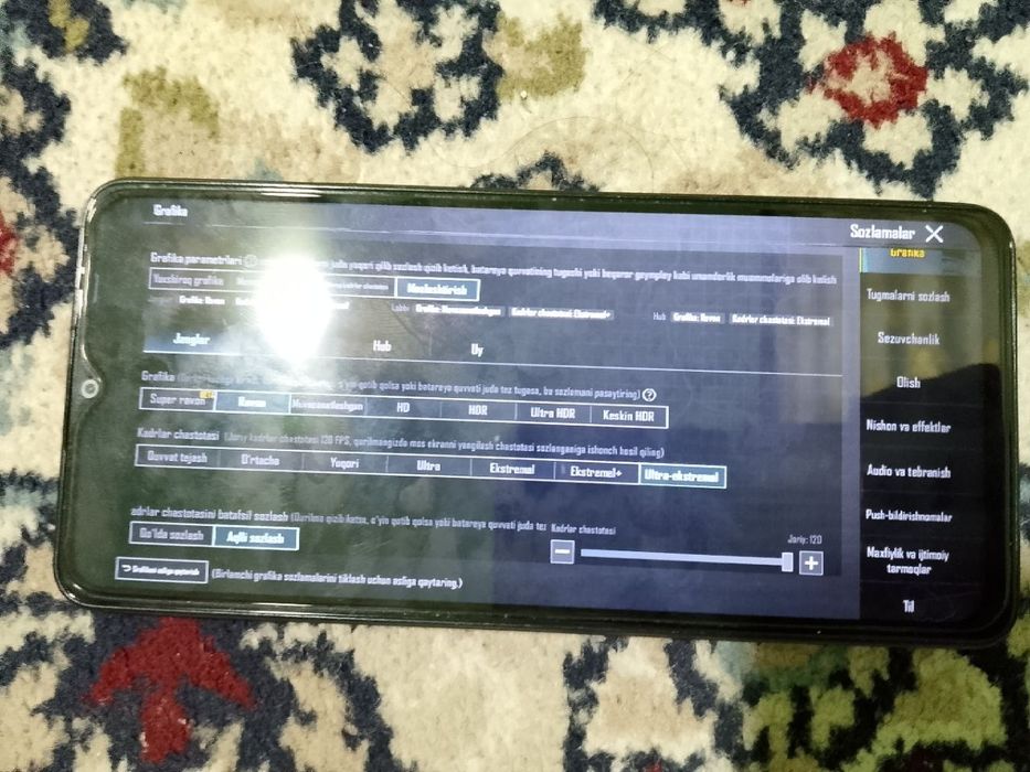 Vivo y27s 1mln700ming 120FPS
