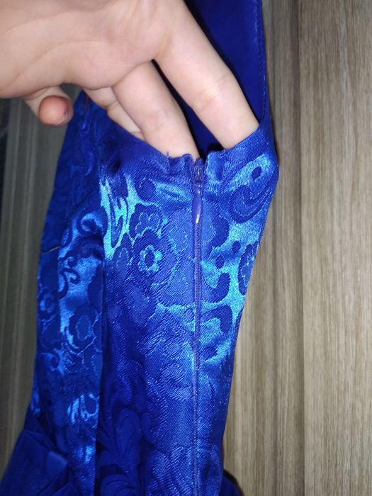 Синее платье 44 р