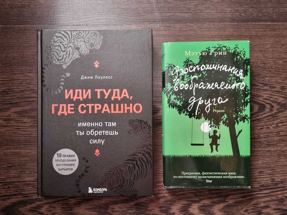 Книги "Иди туда, где страшно" и "Воспоминания воображаемого друга"