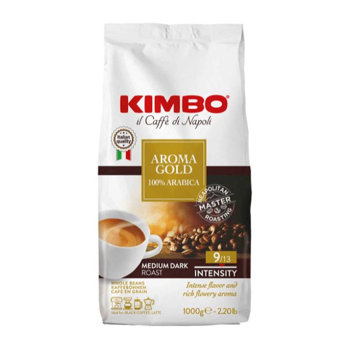 Кимбо Арома голд Кафе на зърна 1кг. Kimbo Aroma gold