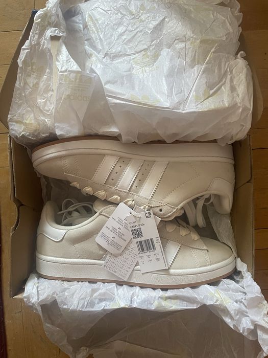 adidas CAMPUS 00S UNISEX - Sneakers low - white cloud white gum/cream
