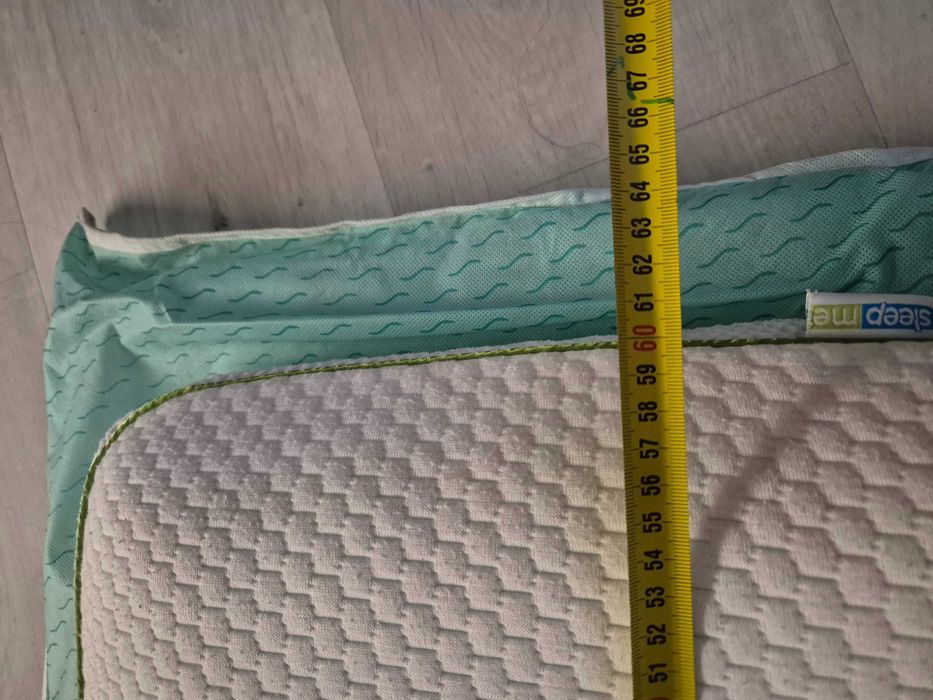 Възглавница с мемори пяна SleepMe Memory Green Tea 60×40×12 см