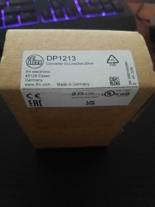 Converter IO-Link/2x4-20mA  &  Mufa Tata Demontabila