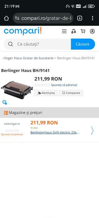Grill electric Sandwich Maker  nou sigilat