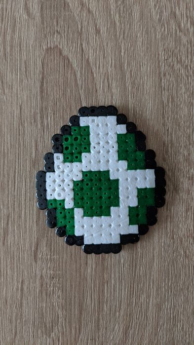 Pixel art Yoshi, Toad & egg