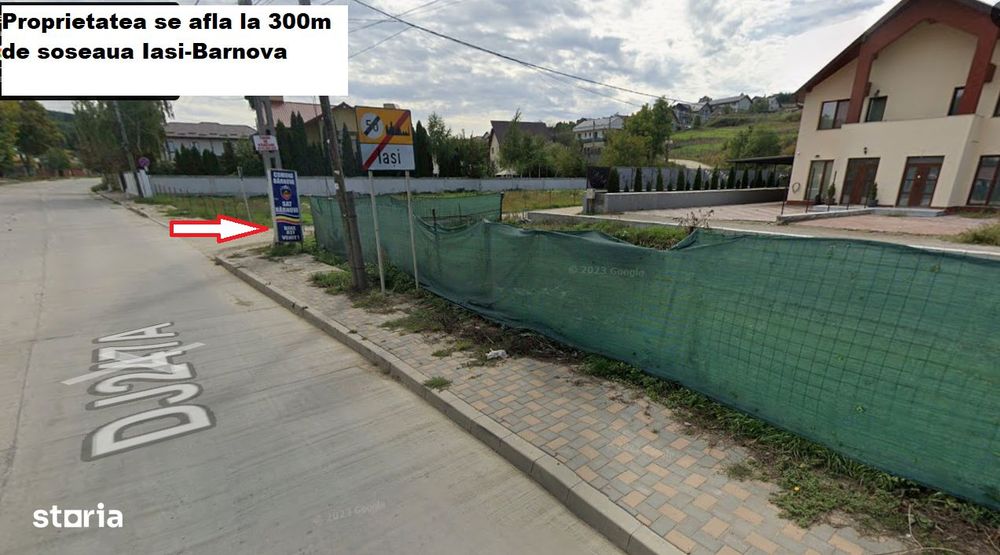 Bucium la 7km de centrul Iasului, loturi de 780mp priveliste splendida