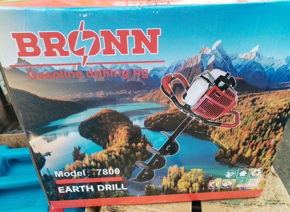 Дарахт экиш учун мотобур теха