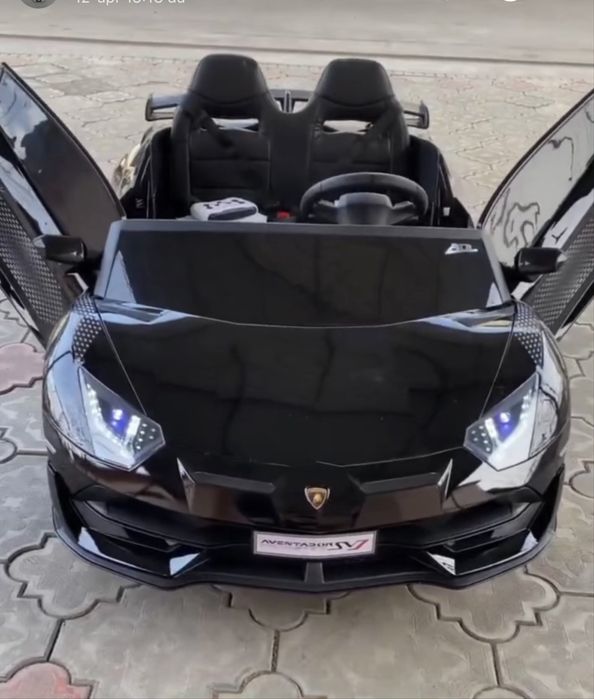 Lamborghini Aventador двухместная детская машина bolalar mashinasi 4x4