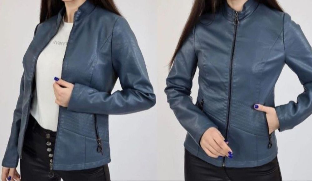 Куртка новая пресованная кожа