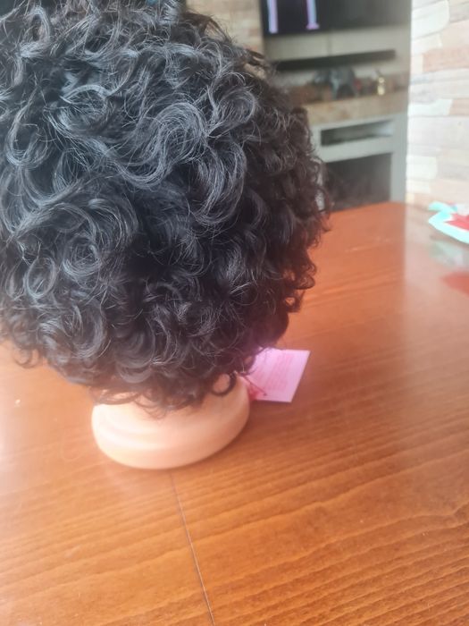 Перука къса, естествен косъм