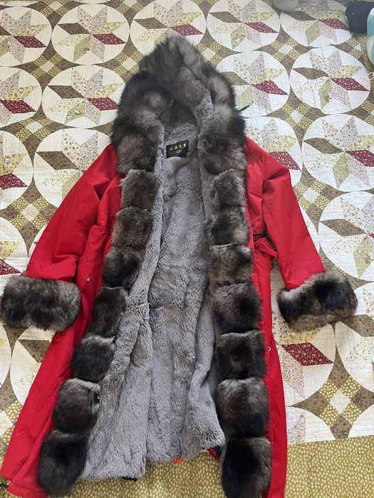 Парка натуральный мех