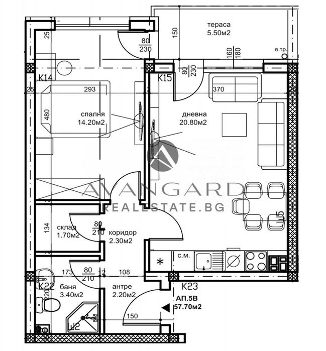 Продава се Двустаен апартамент в Пловдив, Беломорски - 67 кв.м за 1092 €/кв.м - Снимка #1