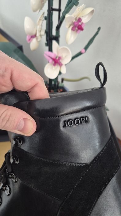 Ghete Joop piele naturala noi in cutie marimea 41  negru cadoul ideal