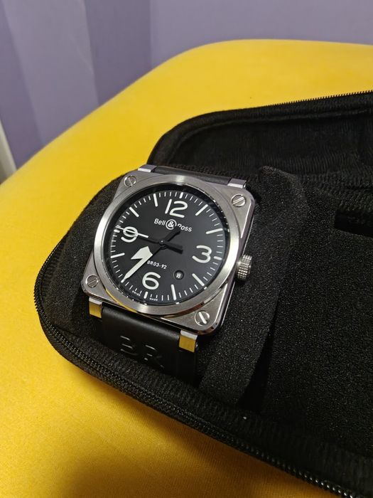 Часовник Bell & Ross BR03-92 Stainless Steel,