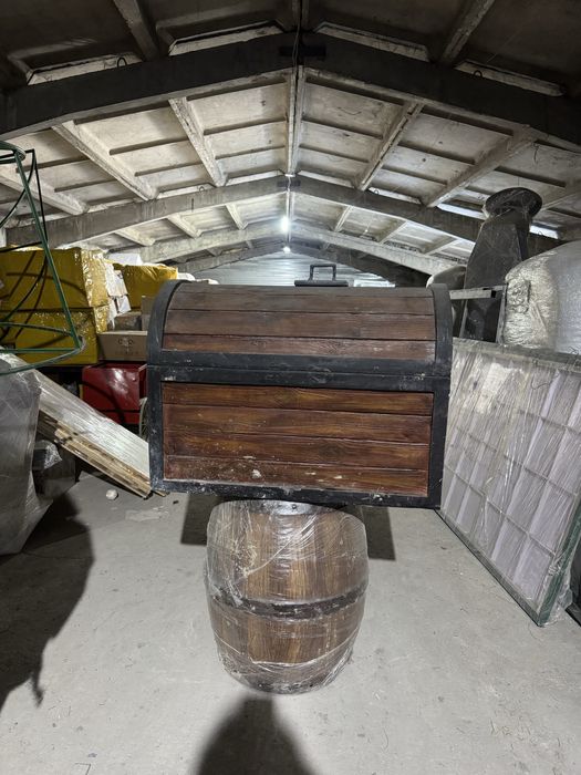 Декор бочка стол и стулья