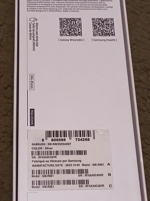 Galaxy watch 7 ,FE ,6