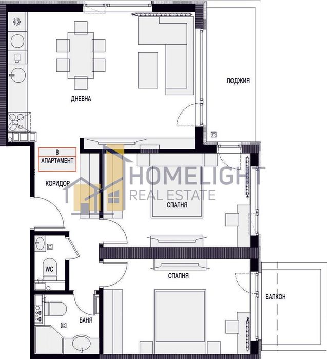 Продава се Тристаен апартамент в София, Люлин 2 - 114 кв.м за 1720 €/кв.м - Снимка #10