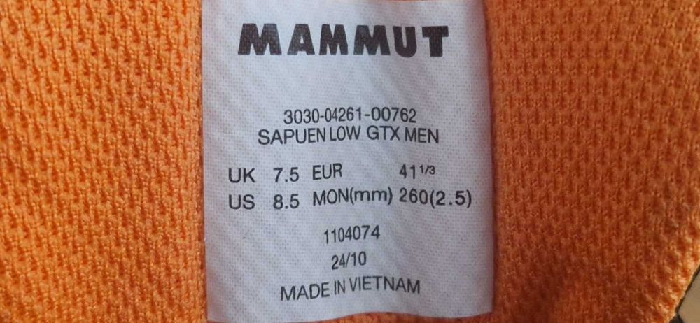 Ghete Mammut GTX 41 trekking salewa salomon arcteryx munte