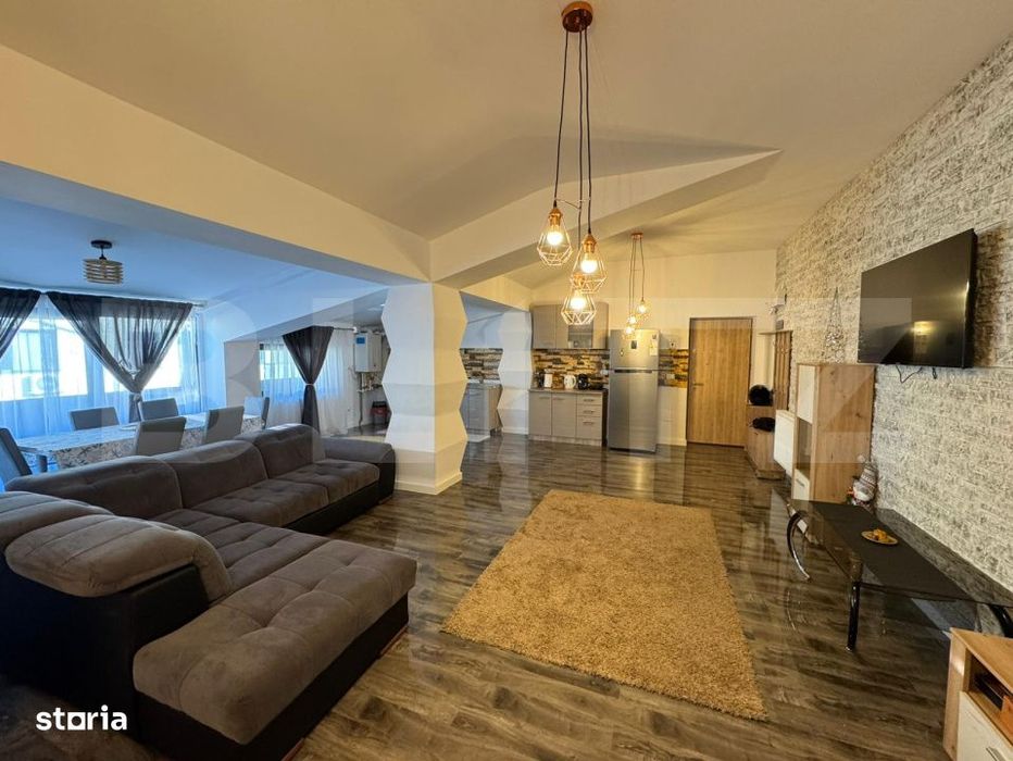 Apartament tip penthouse, 3 camere, 110 mp, 3 locuri de parcare, zona