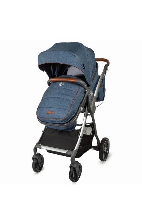 Carucior 3 in 1 Coccolle Acero, transformabil, Albastru