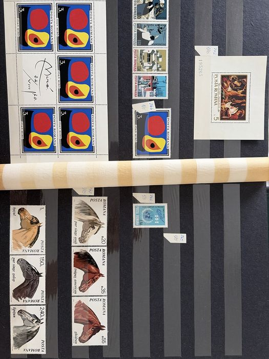 Clasor timbre România 1970–1971, serii complete și colițe, Expo ’70, sport, artă