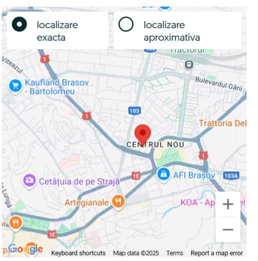 Centrul Civic camera cu baie proprie