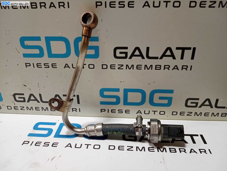 Teava Conducta cu Senzor Presiune Gaze Turbo Turbina Turbosuflanta BMW Seria 3 F30 F31 N47 2.0 D 2010 - 2019 Cod 7810181 [M6198]