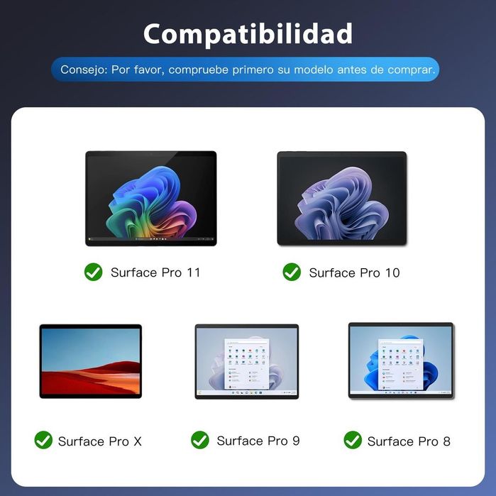 Tastatura Bluetooth pentru tableta Microsoft Surface 8,9,10,11,X