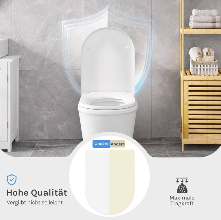 Капак и седалка за WC с плавно затваряне