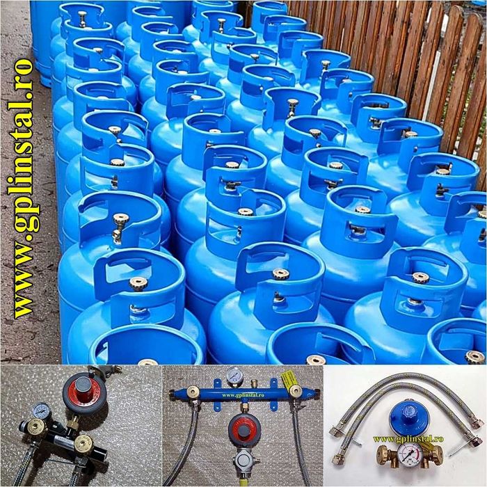 Lot nou Butelie GPL 50L pentru centrale termice,testate la 30 bari