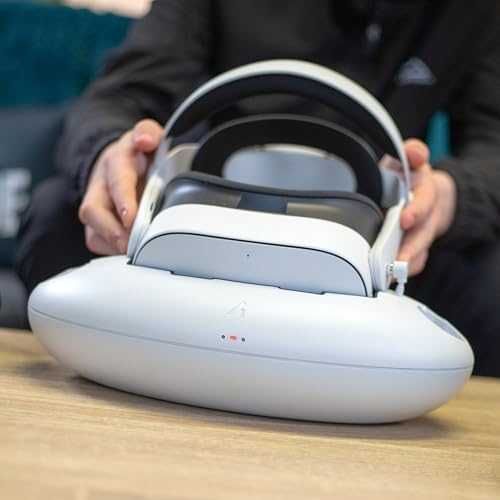 Нова Стойка и зарядна станция Quest 3S Touch Plus 1800mAh игри геймъри