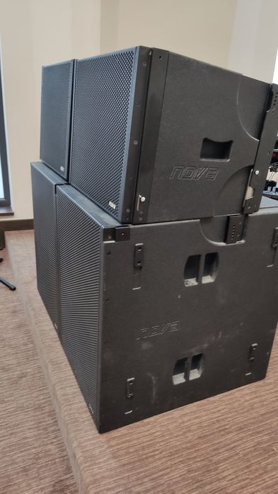 Sistem PA profesional NOVA – 2x E18SUB + 2x EH15 + DC4000