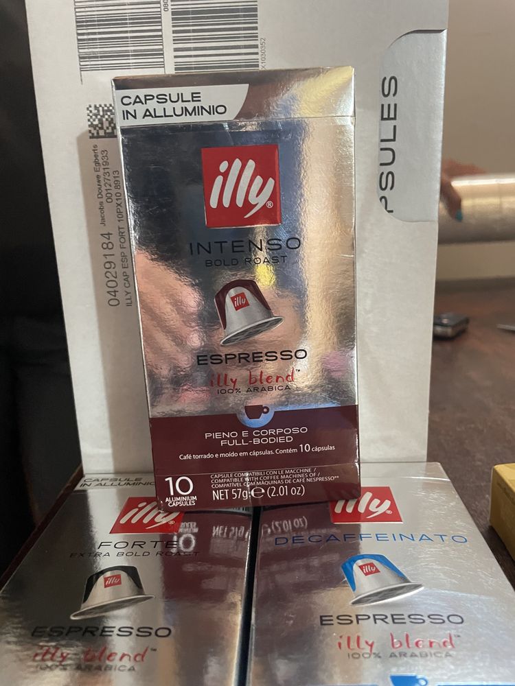 Кафе капсули Неспресо Лаваца Илли Illy Lavazza Nespresso Capsules гр ...