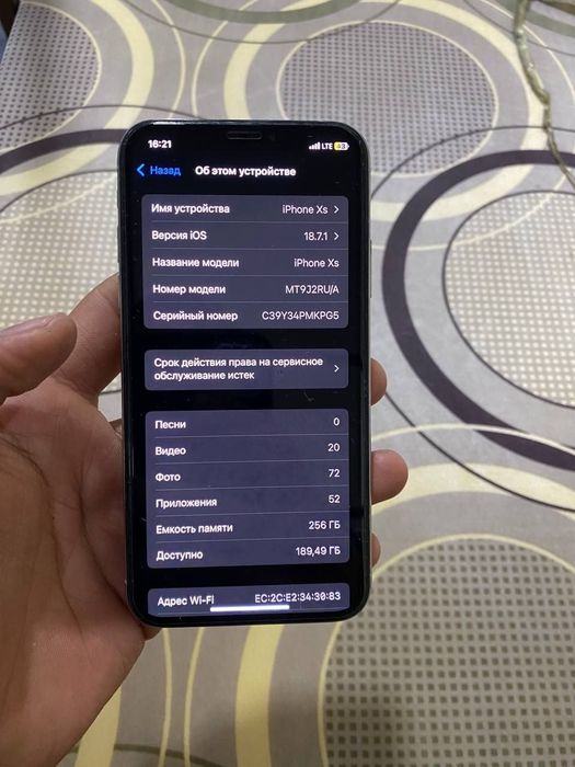 iPhone xs xolati zor