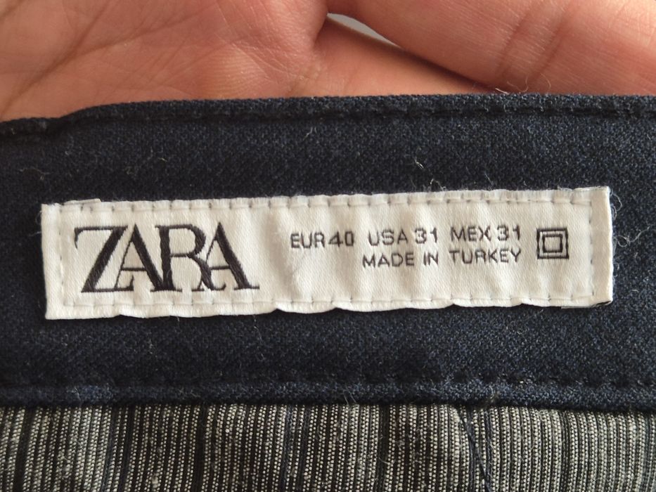 Син мъжки панталон размер 48 / М