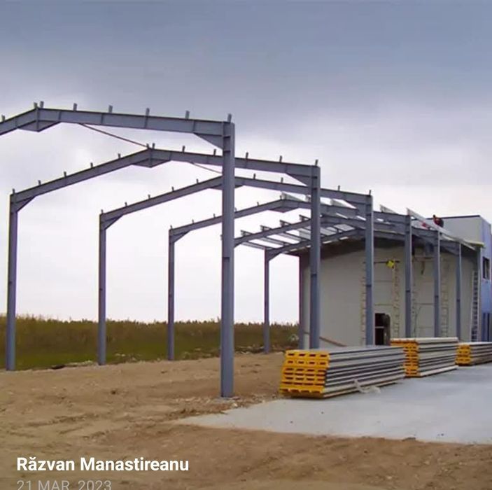 Vând hală metalica