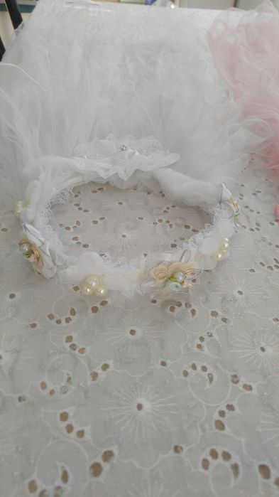 Ободок, фата, венок