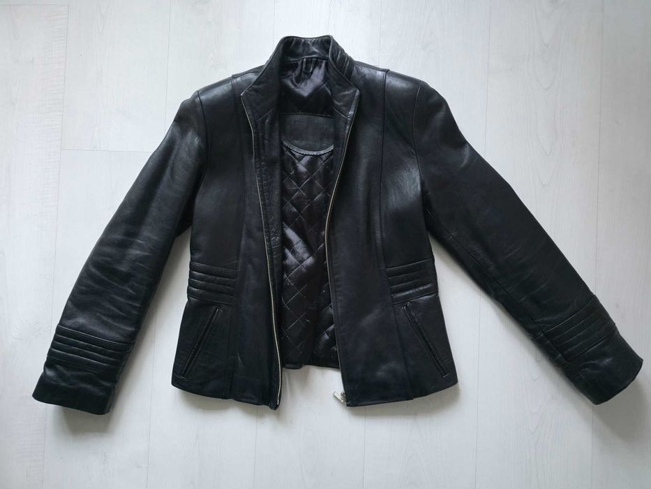 Дамско яке естествена кожа