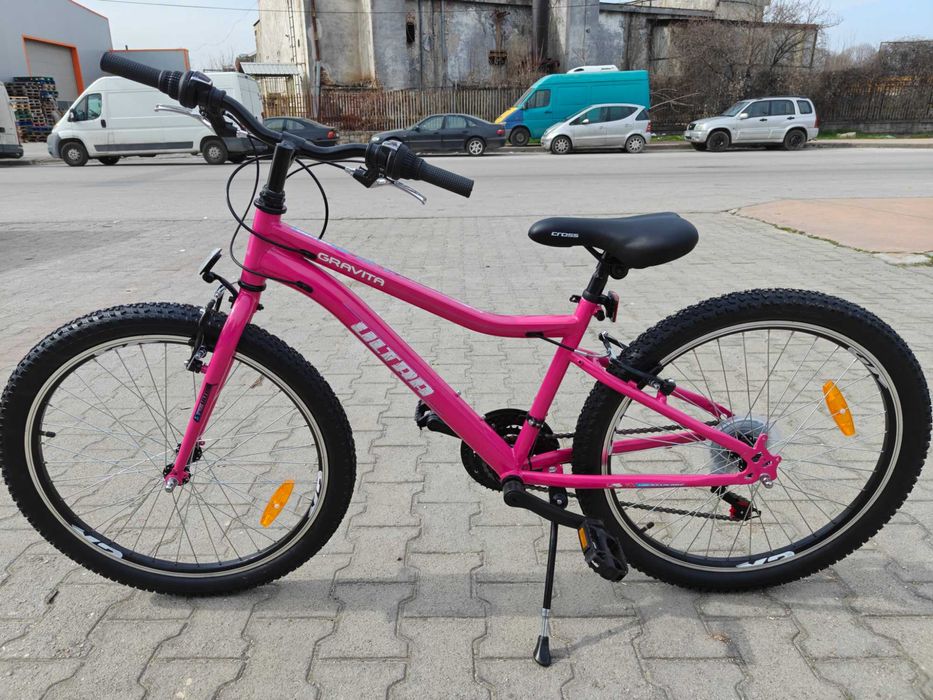 CROSS Велосипед 24" Ultra GRAVITA ново розово