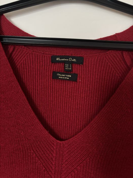 Bluza superba Massimo Dutti - bumbac si lana - marime S/36 - noua