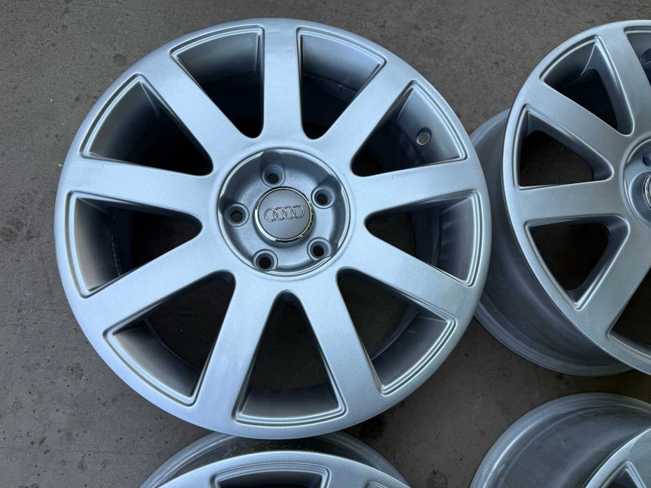 4 бр. алуминиеви джанти AUDI 17" 5x112 , централен отвор 66.6, ET45, 7,5J