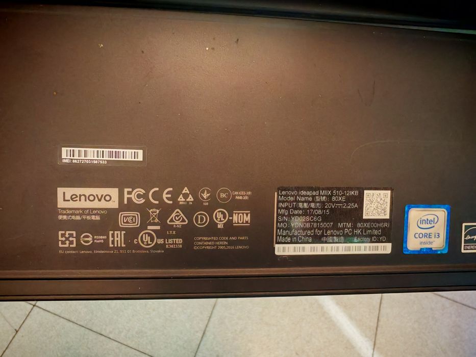 Tableta 4G Windows 2 in 1 Lenovo Miix 510 i3 Amanet Crangasi Lazar