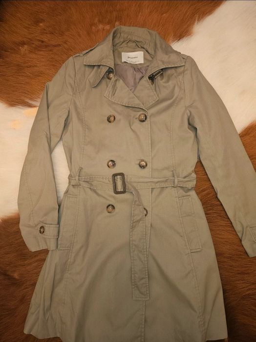 Vand trench de dama Stradivarius S kaki