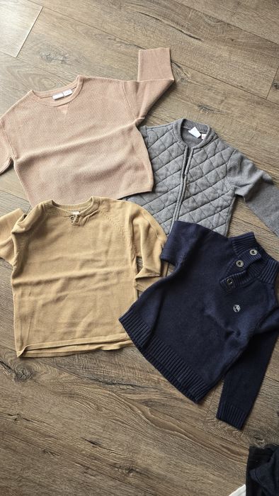 3-4год 104см пуловери Zara и жилетка Zara и Timberland