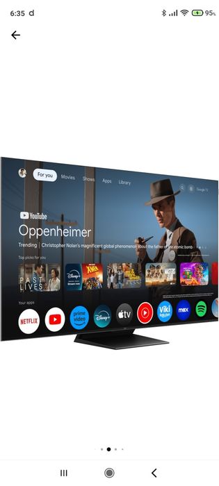 Televizor TCL MiniLed 55C765, 139 cm, Smart Google TV, 4K Ultra HD, 10