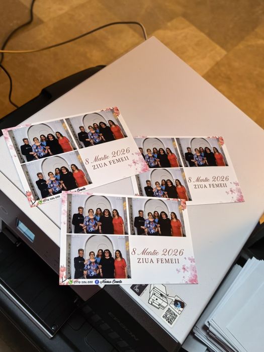 Cabină foto + fum greu + baloane fum | CADOU Audio video Guestbook