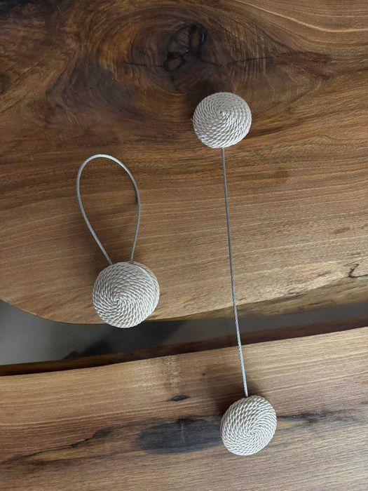 Ленени кремави завеси 4 бр.