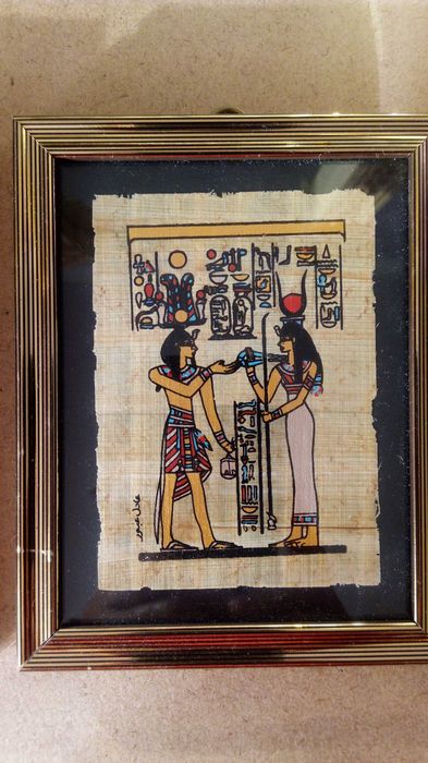 сувенирные картинки на папирусе, Египет, новые